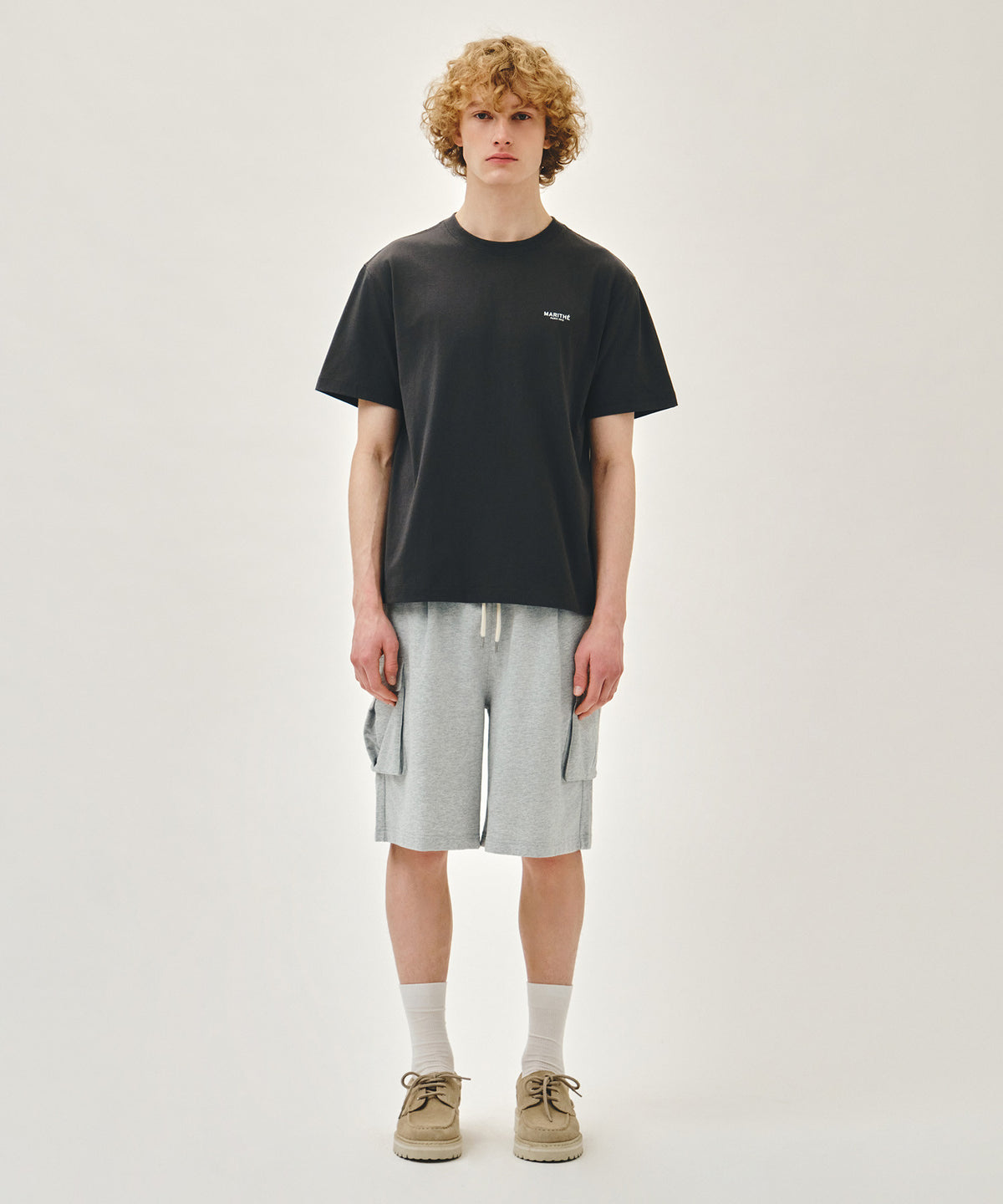 Marithe & Francois Girbaud - Small Regular Logo Tee (Charcoal) product image 5 | TRAB K-Fashion Australia