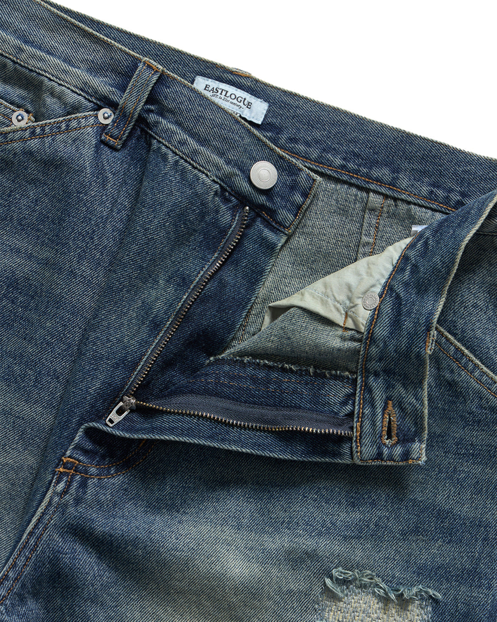 Eastlogue - Damaged Carpenter Pants (Vintage Indigo) product image 7 | TRAB K-Fashion Australia