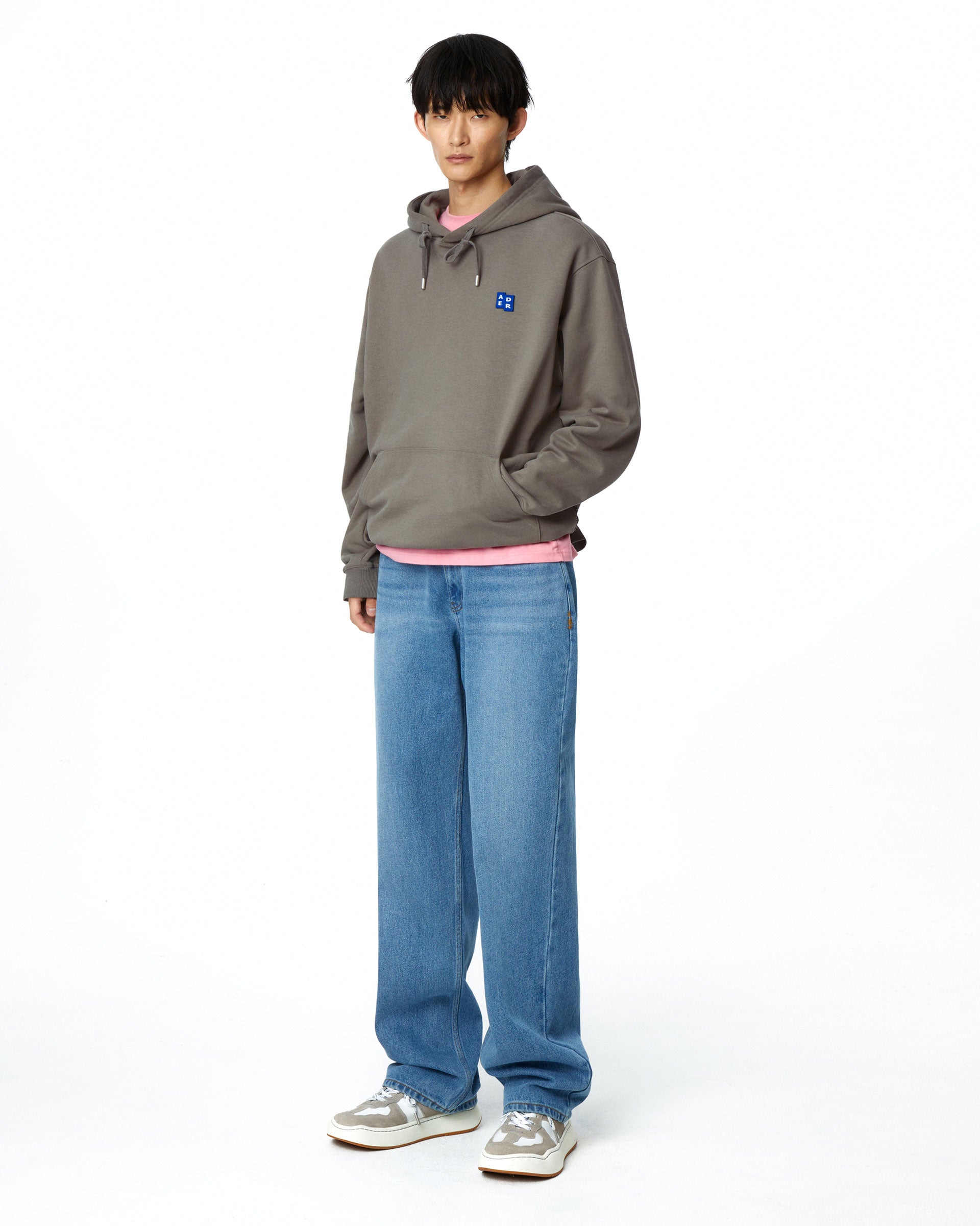 Ader Error - Sig; BL Tag hoodie 01 (Charcoal) product image 1 | TRAB K-Fashion Australia