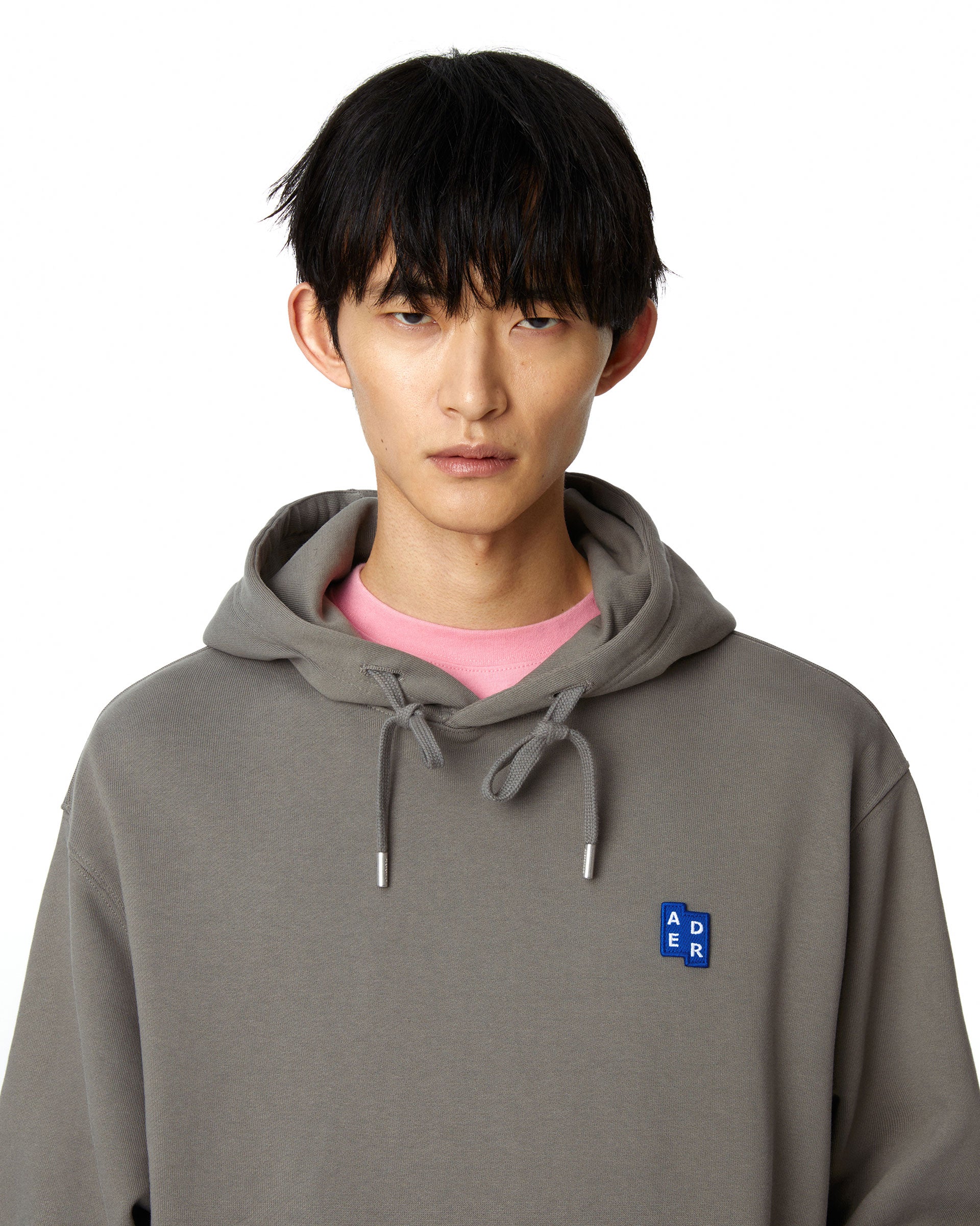 Ader Error - Sig; BL Tag hoodie 01 (Charcoal) product image 2 | TRAB K-Fashion Australia