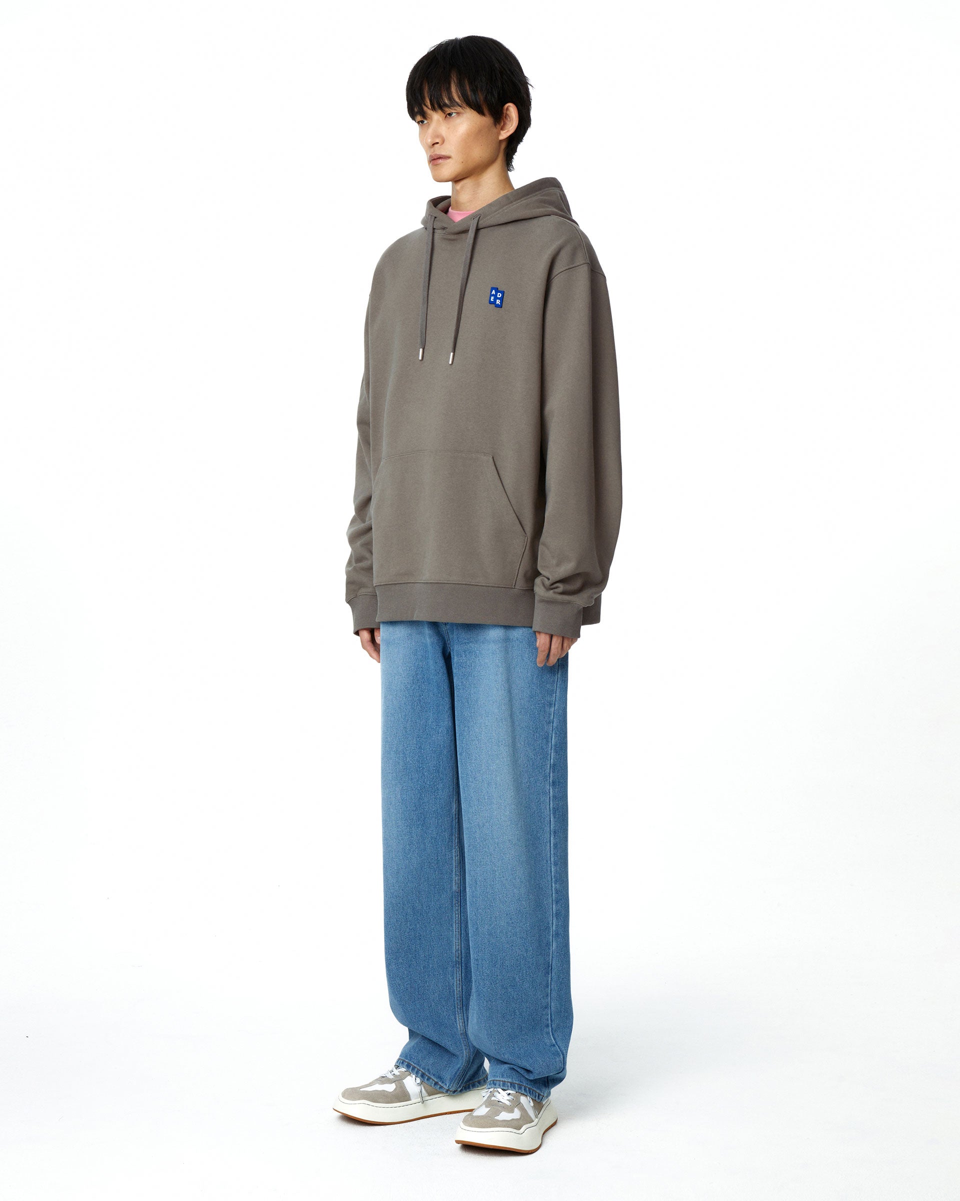 Ader Error - Sig; BL Tag hoodie 01 (Charcoal) product image 3 | TRAB K-Fashion Australia