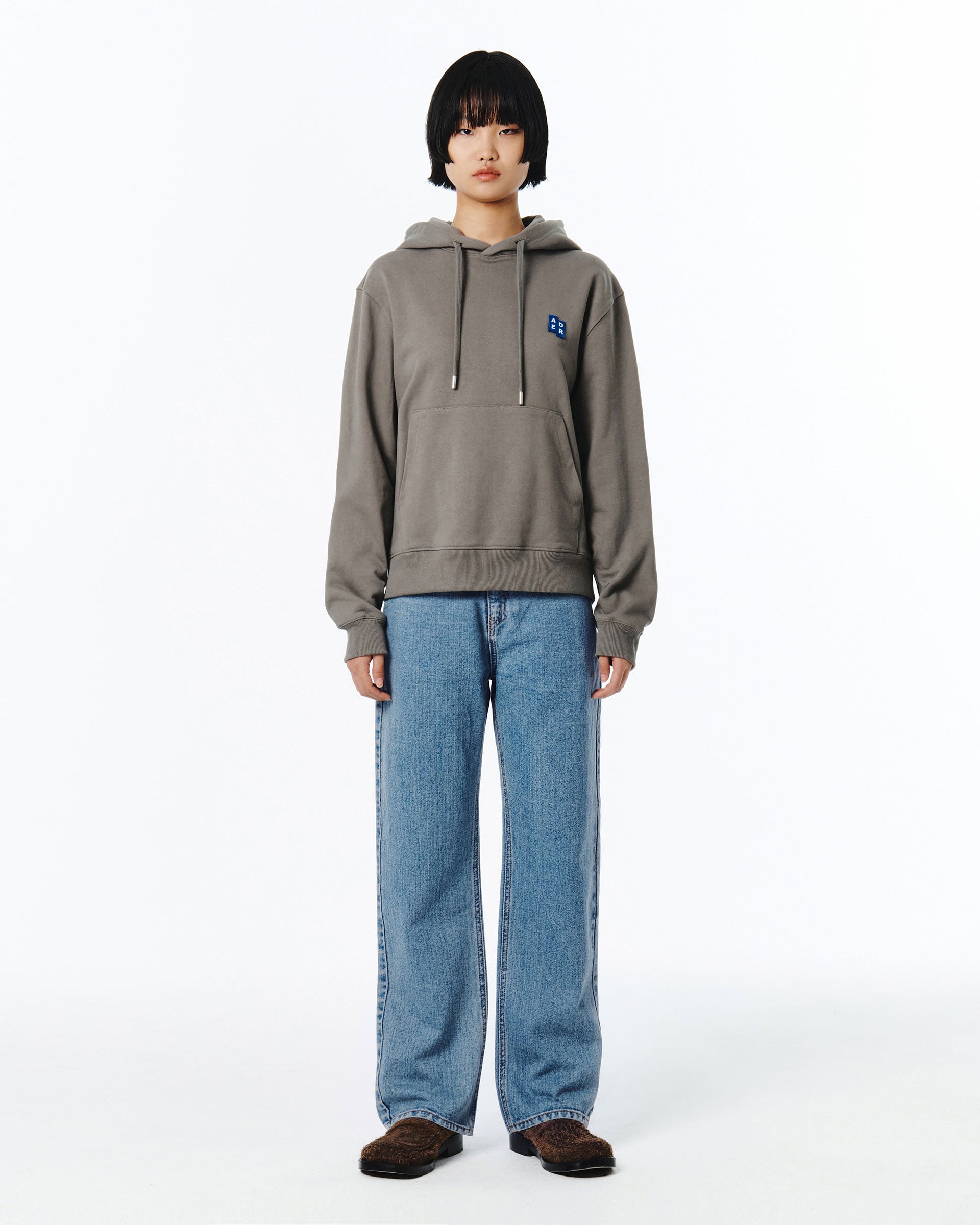 Ader Error - Sig; BL Tag hoodie 01 (Charcoal) product image 3 | TRAB K-Fashion Australia
