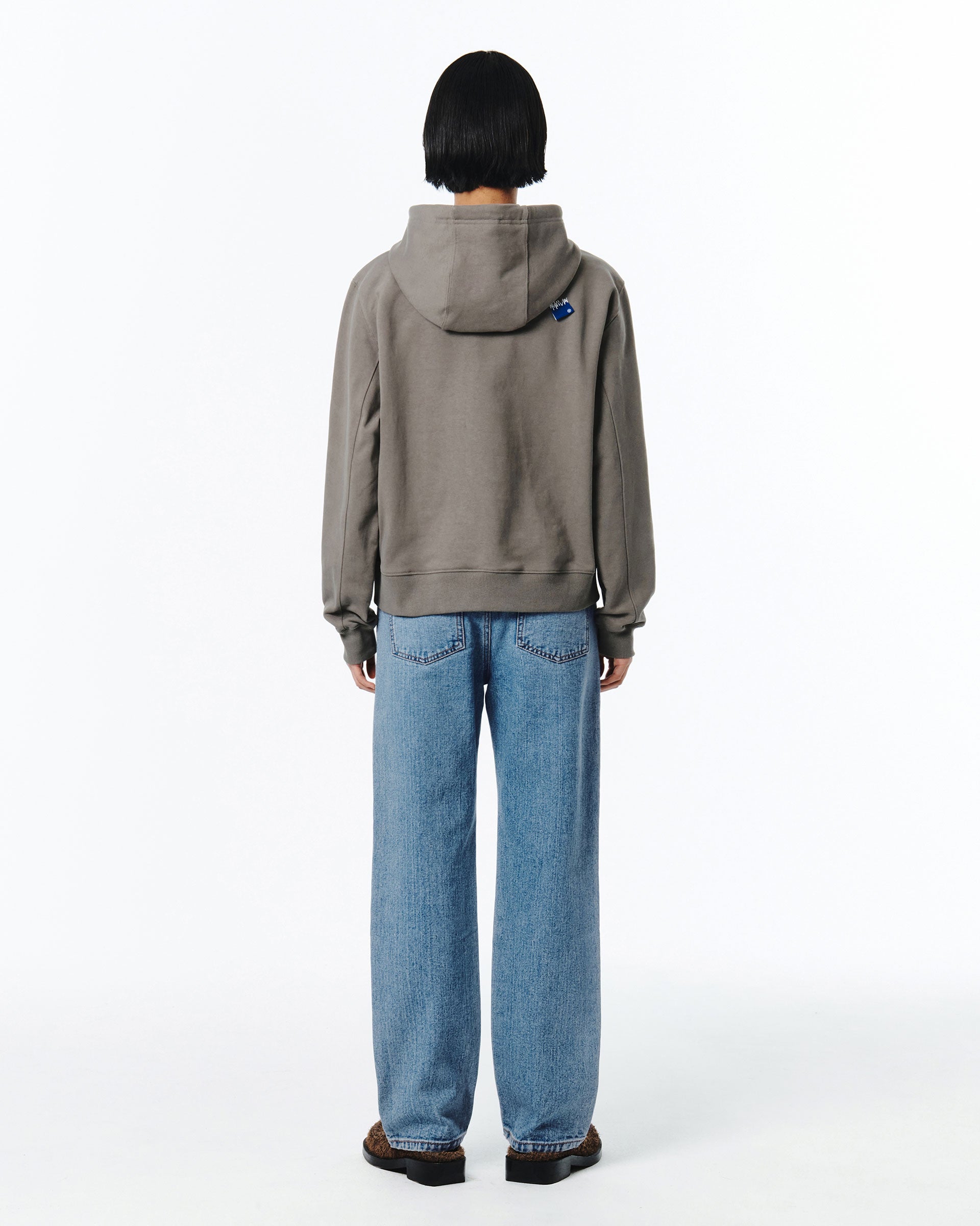 Ader Error - Sig; BL Tag hoodie 01 (Charcoal) product image 4 | TRAB K-Fashion Australia
