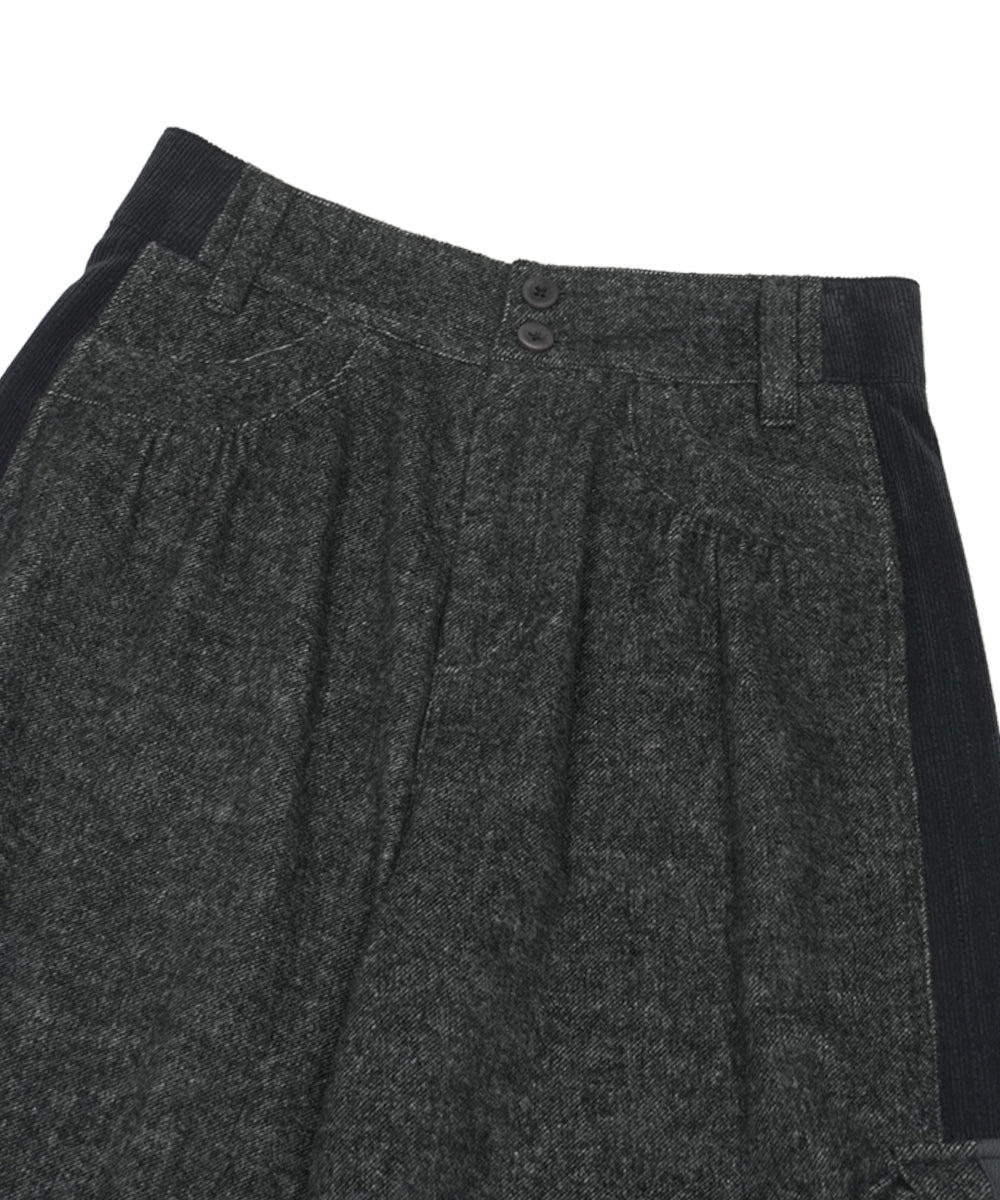 Coyseio - Side Panel Wide Pants (Dark Grey) product image 13 | TRAB K-Fashion Australia
