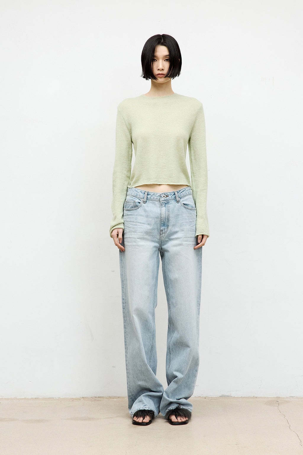 Coor - Double Strap Knit (Pale Green) product image 2 | TRAB K-Fashion Australia