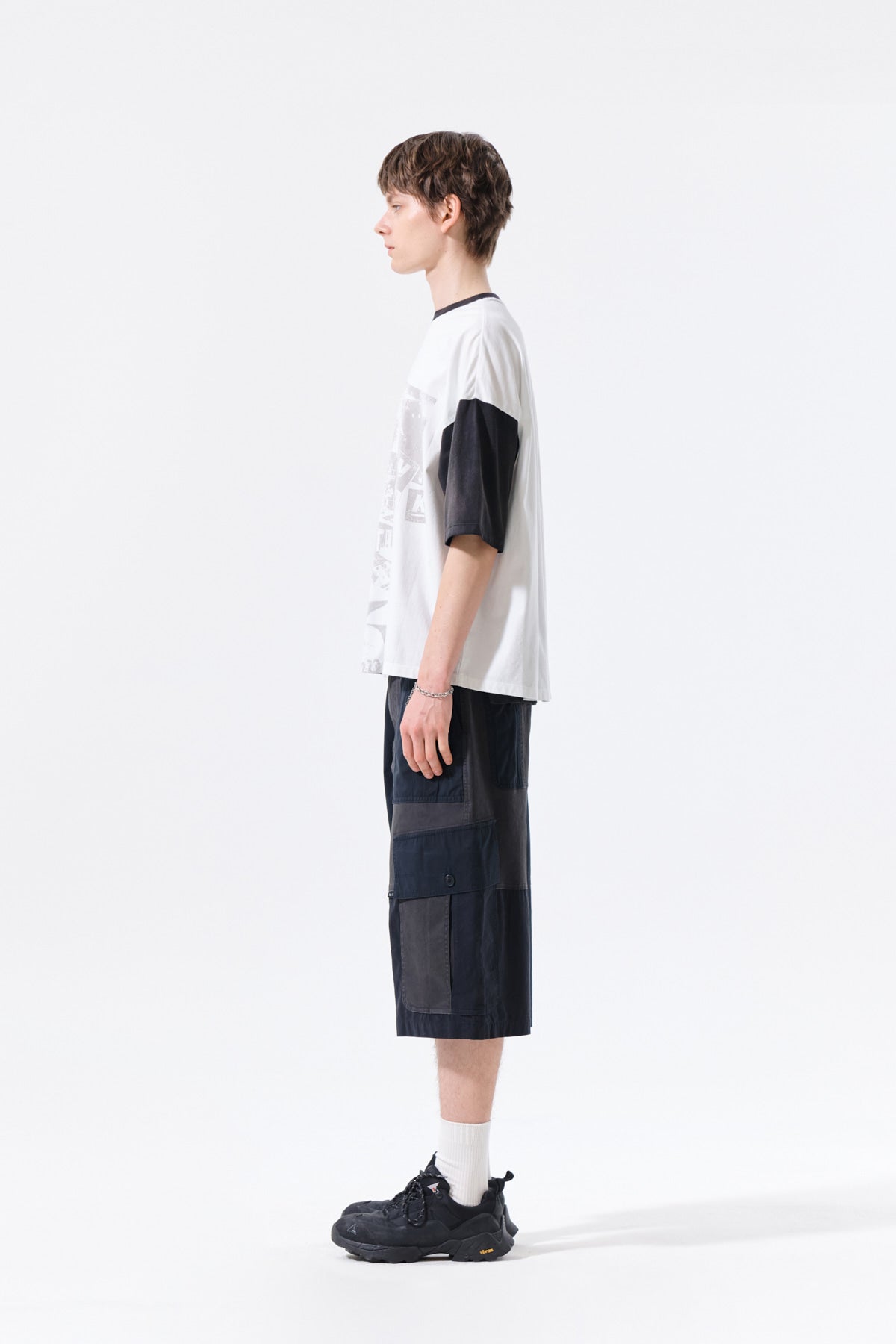 Matin Kim - Matin Punk Graffiti Top (White) product image 6 | TRAB K-Fashion Australia