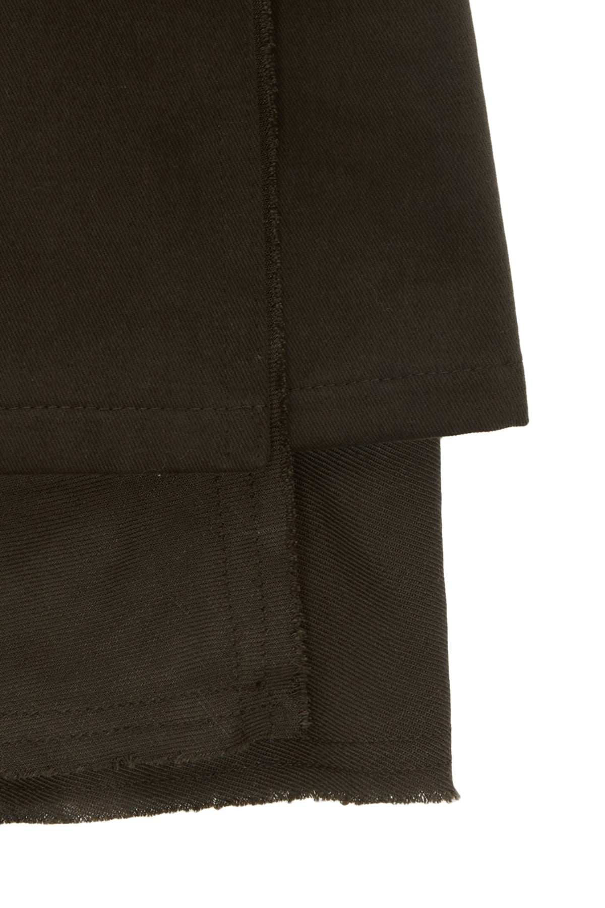 Matin Kim - Layered Belted Mini Skirt (Khaki Brown) product image 4 | TRAB K-Fashion Australia