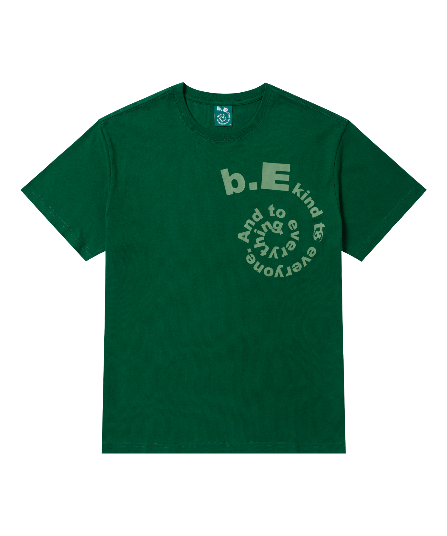 San San Gear - San San X B.E Swirl T-Shirt (Green) product image 2 | TRAB K-Fashion Australia