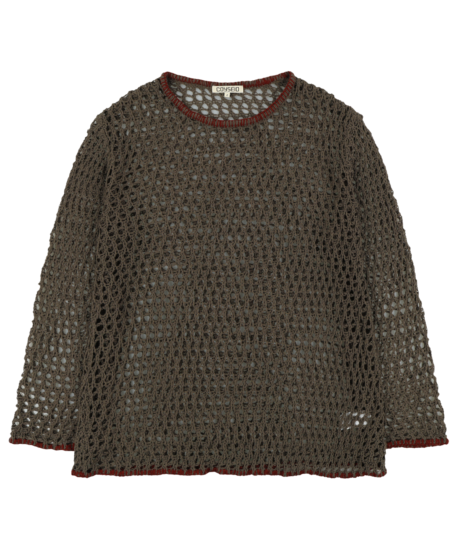 Coyseio - Hole Knit (Brown) product image 1 | TRAB K-Fashion Australia
