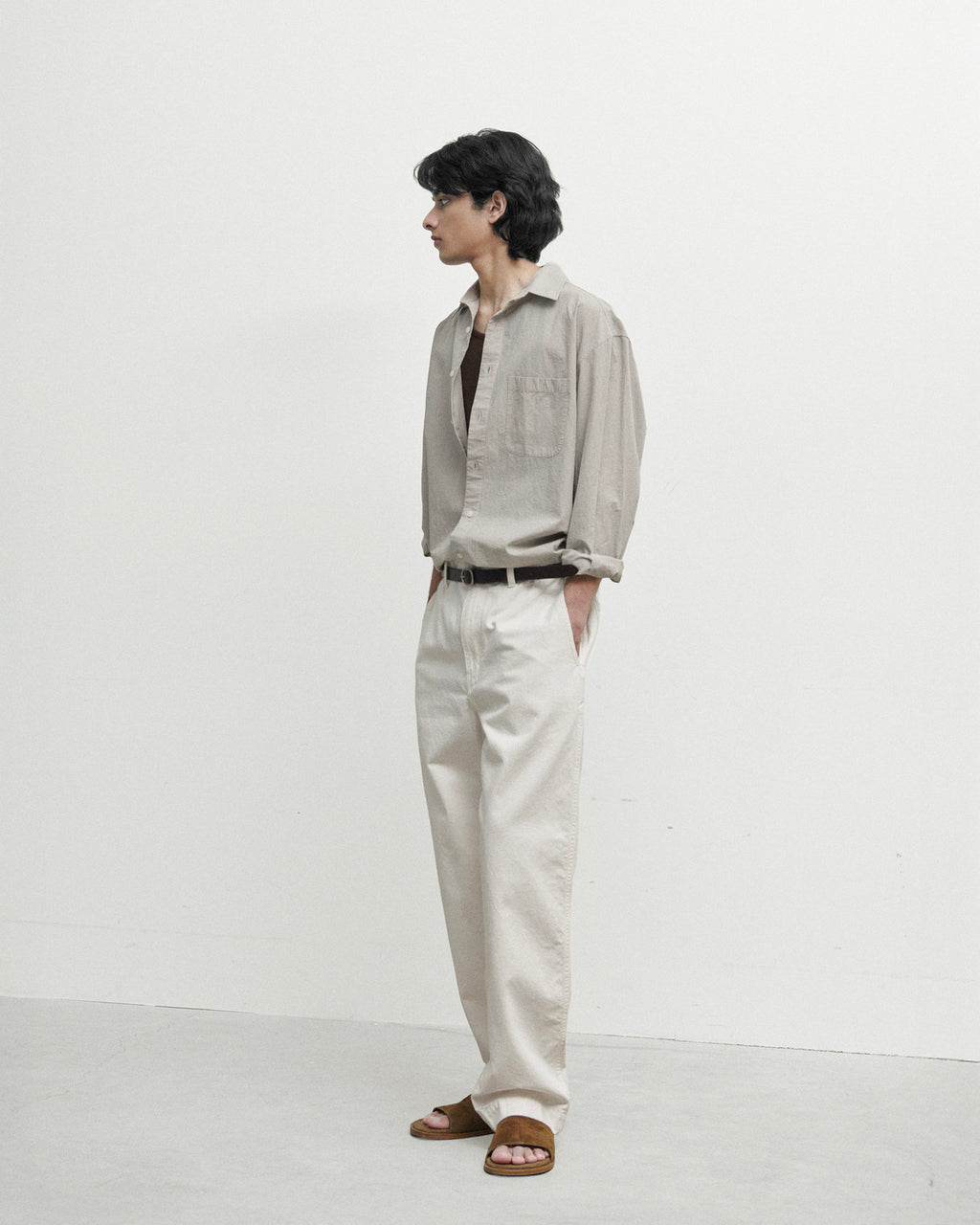 Brownyard - Steady Shirt (Ivory Check) product image 3 | TRAB K-Fashion Australia