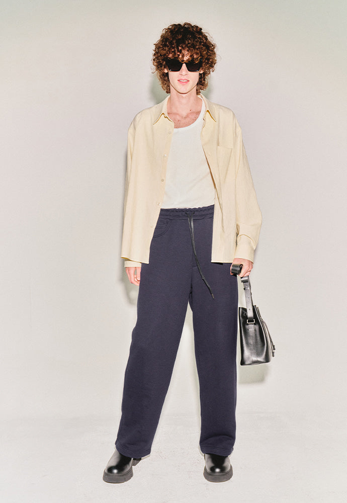 Tonywack - Smooth Brushed-Jersey 4-Pocket Lounge Pants (Deep Navy) product image 5 | TRAB K-Fashion Australia