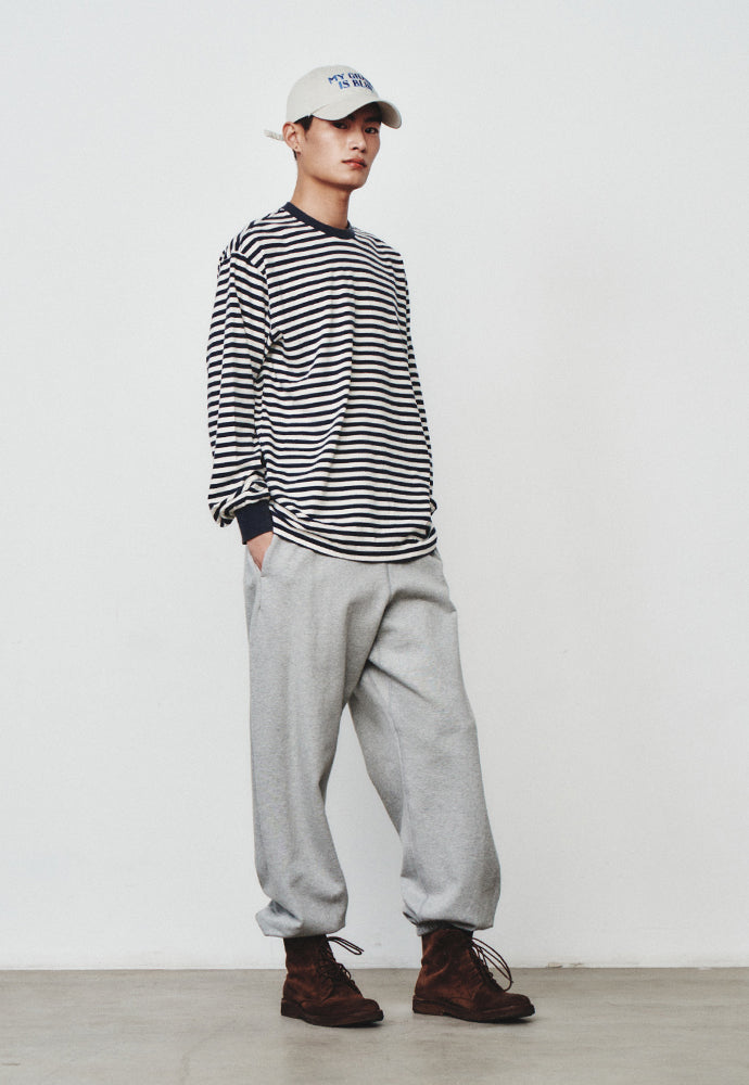 Art if acts - Vintage Heavy Sweat Pants (Melange Grey) product image 5 | TRAB K-Fashion Australia