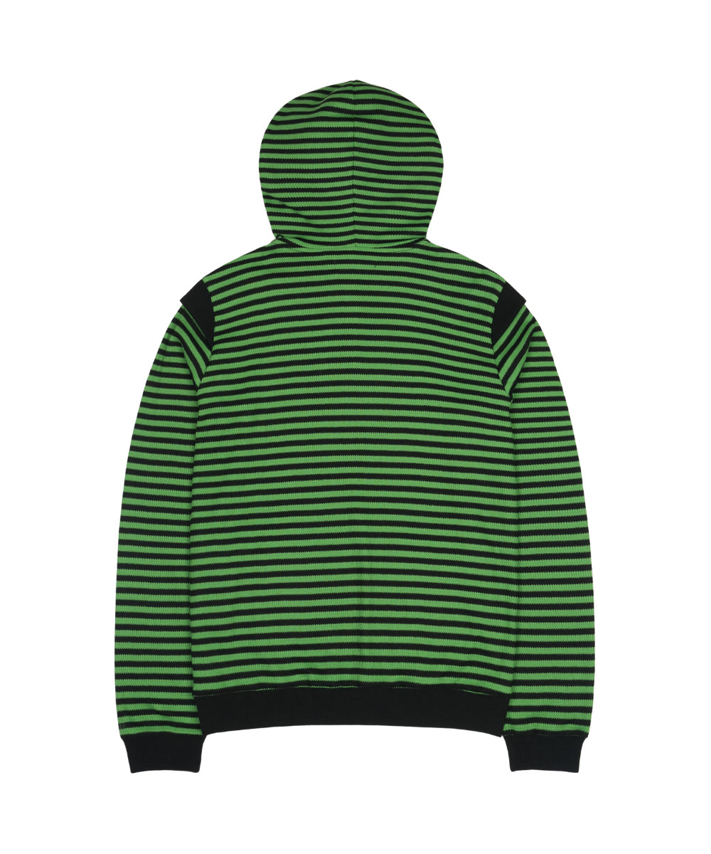 Coyseio - Striped Flared Sleeve Hoodie (Green) product image 14 | TRAB K-Fashion Australia