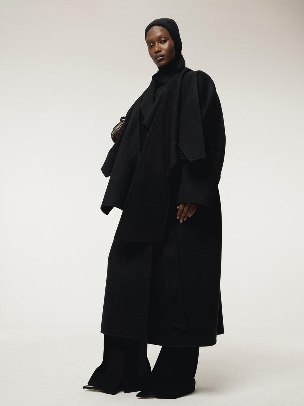 Recto - Classic Belted Handmade Coat (Black) product image 5 | TRAB K-Fashion Australia