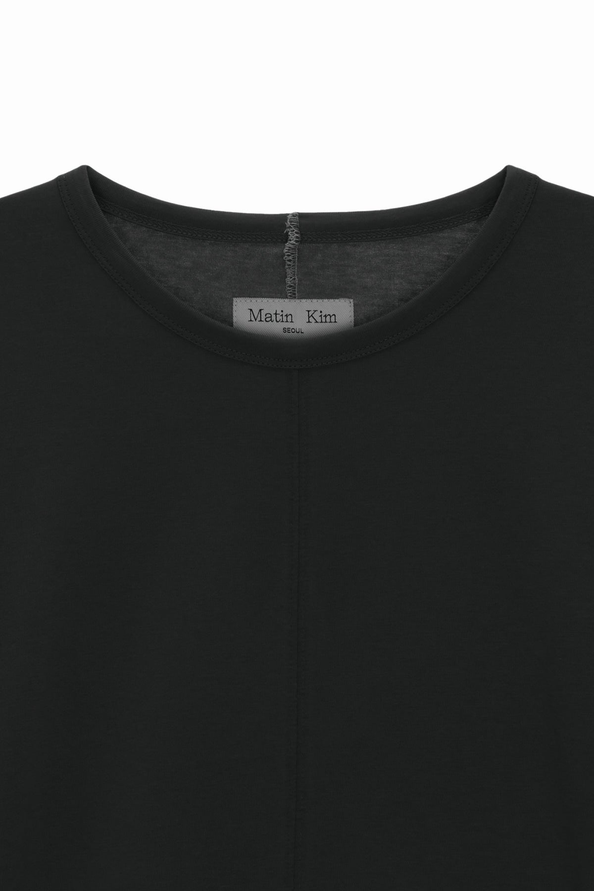 Matin Kim - Patch Graphic Point Long Sleeve Top (Charcoal) product image 3 | TRAB K-Fashion Australia