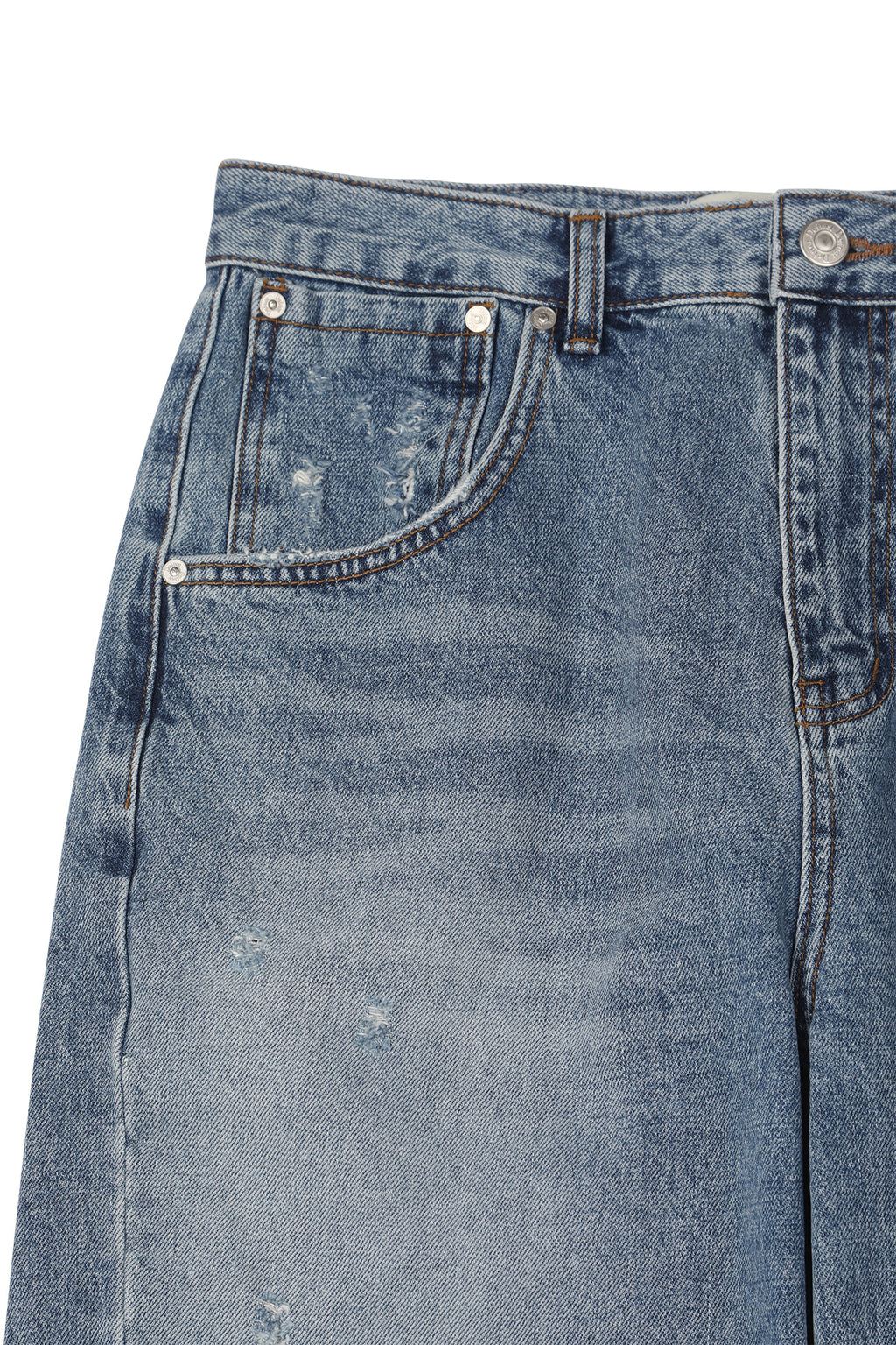 Deinet - Twisted Cinch Back Jeans (Blue) product image 12 | TRAB K-Fashion Australia