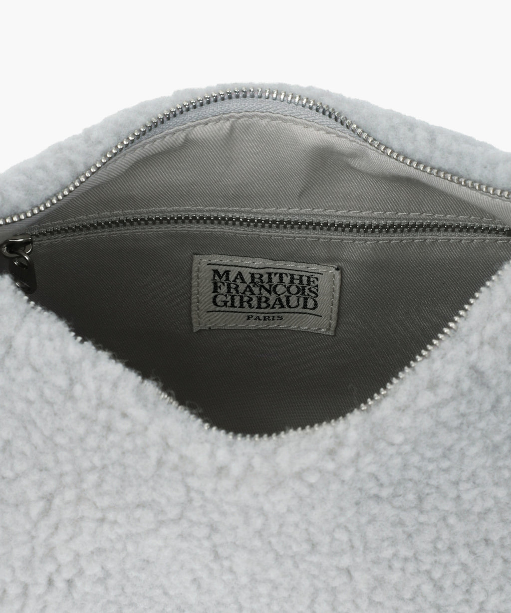 Marithe & Francois Girbaud - Fur Mini Tote Bag (Sky Blue) product image 5 | TRAB K-Fashion Australia