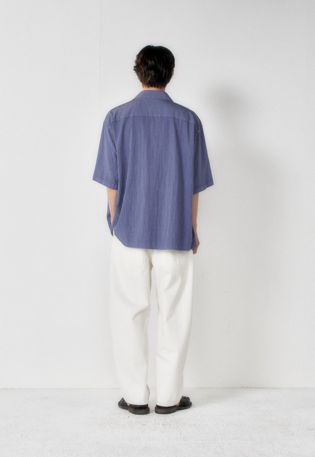 Art if acts - Garment Dyed Two Pocket Half Shirt (French Blue) product image 3 | TRAB K-Fashion Australia