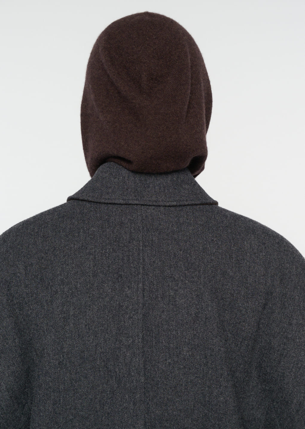 Amomento - rounded half coat (Charcoal) product image 9 | TRAB K-Fashion Australia