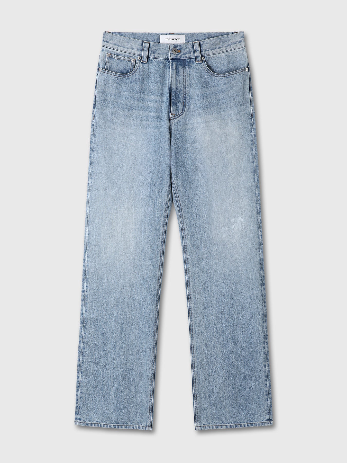 Tonywack - Straight-Leg Denim Jeans (Washed Light Blue) product image 6 | TRAB K-Fashion Australia