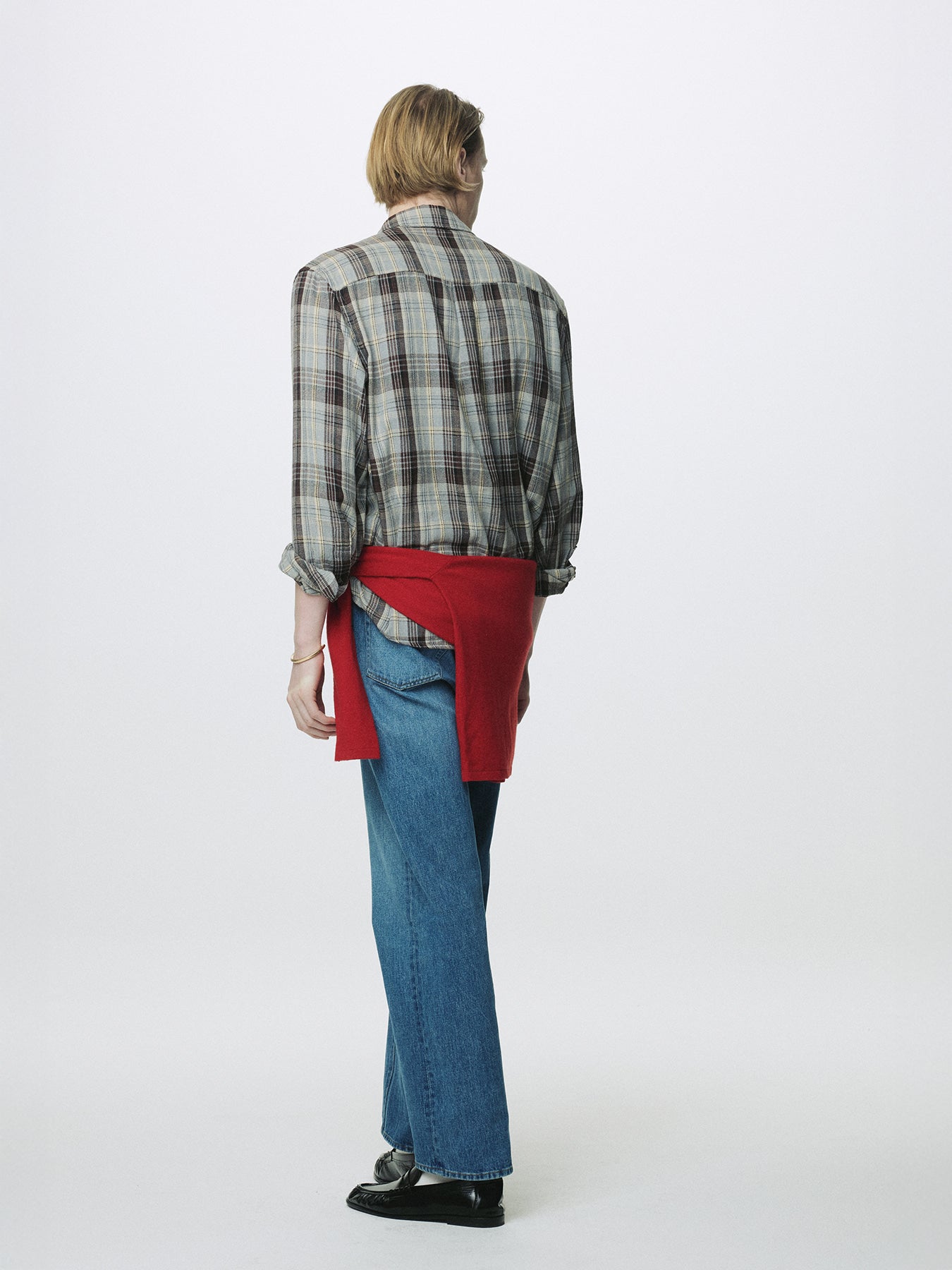 Tonywack - Tailored Denim Jeans (Mid Blue) product image 4 | TRAB K-Fashion Australia