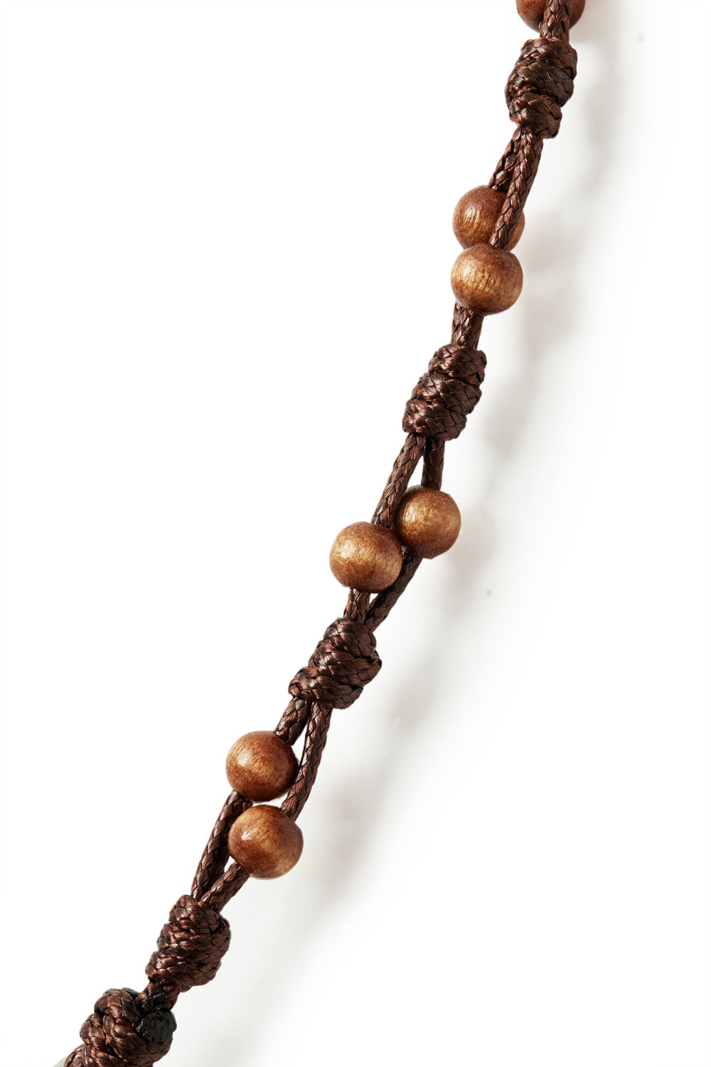 Hatchingroom - Wood ball Necklace Brown (OC) product image 2 | TRAB K-Fashion Australia