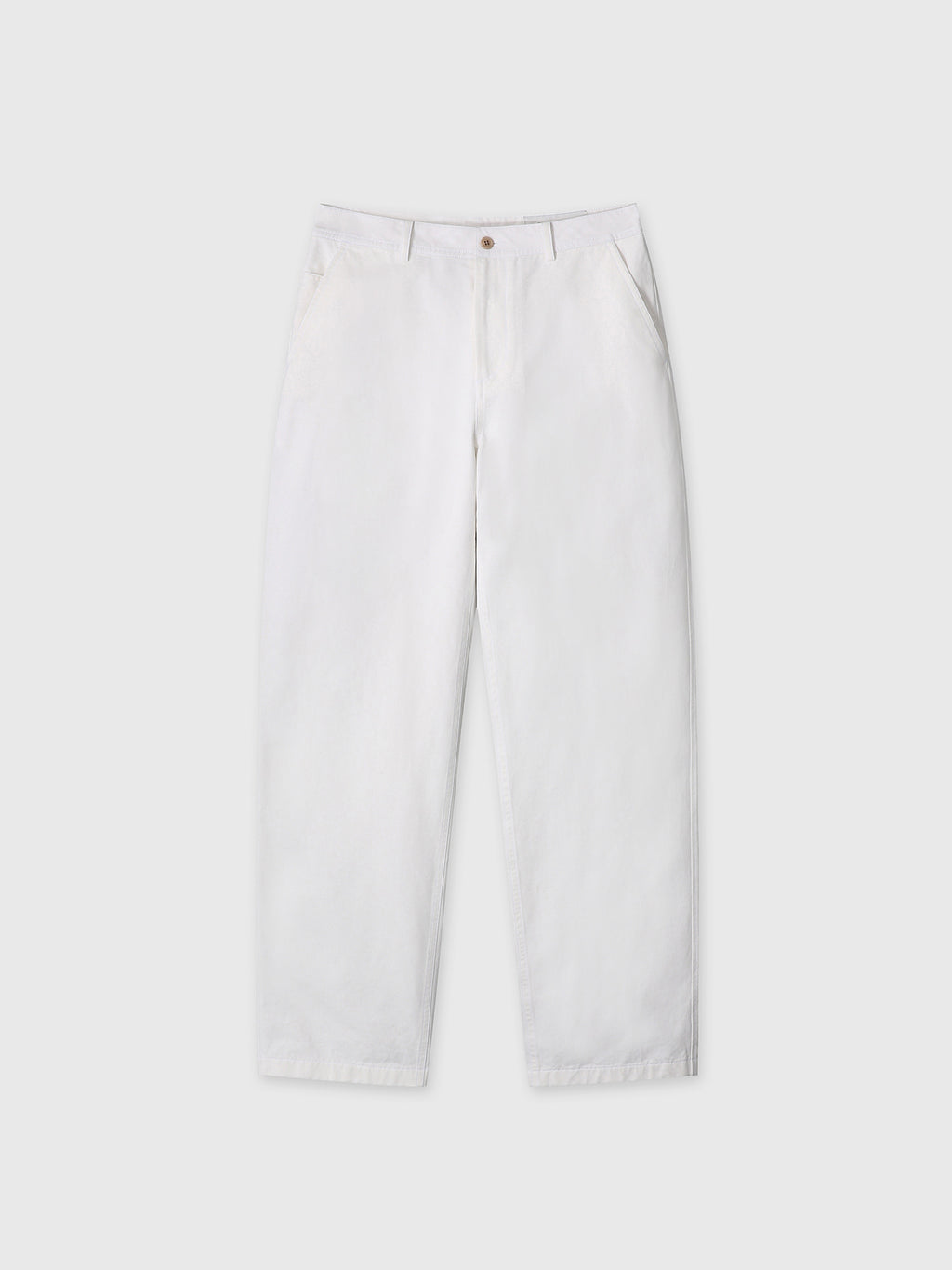 Tonywack - Curved Cotton Chino Pants (White) product image 8 | TRAB K-Fashion Australia