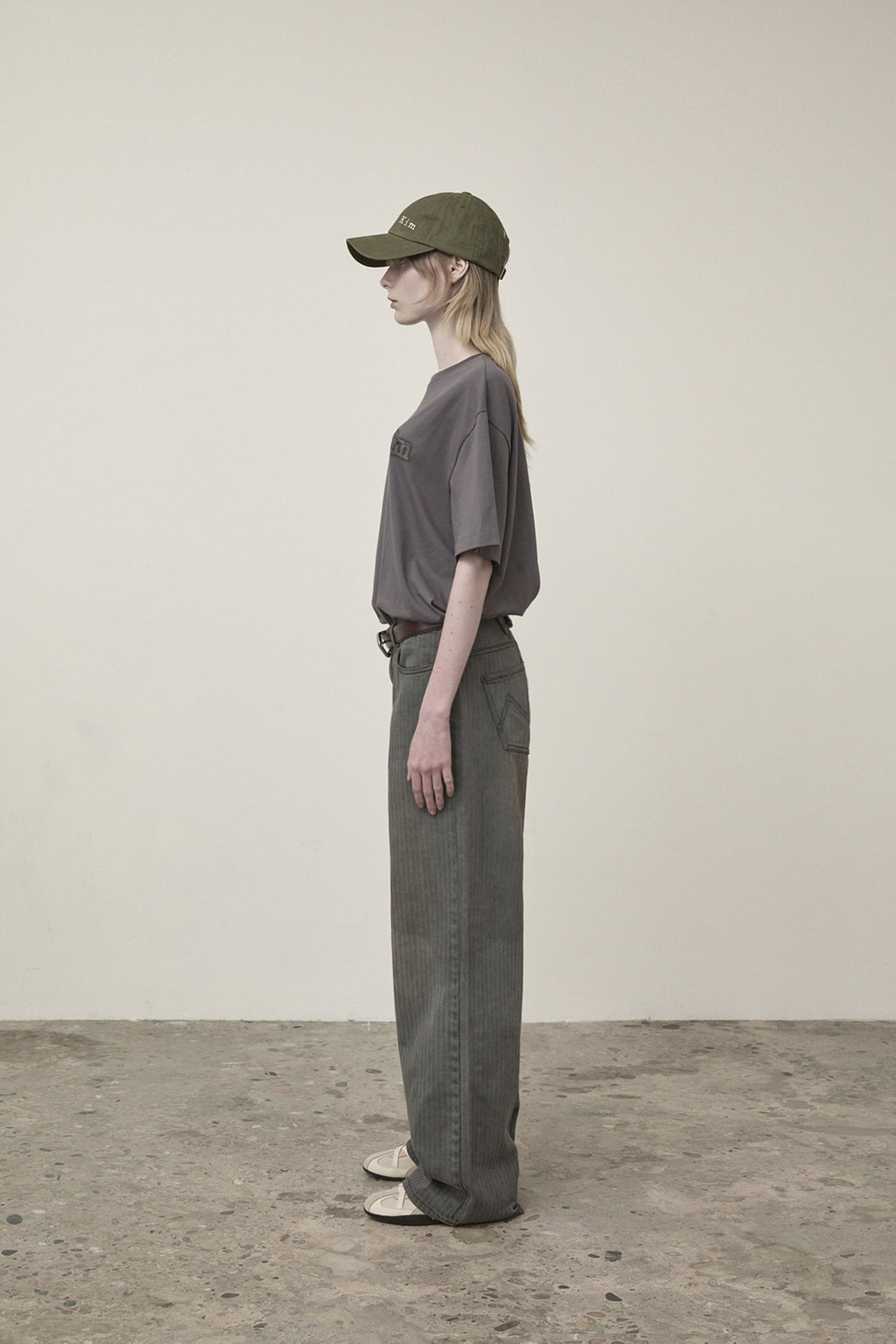 Matin Kim - Vintage Logo Graphic Top (Charcoal) product image 6 | TRAB K-Fashion Australia