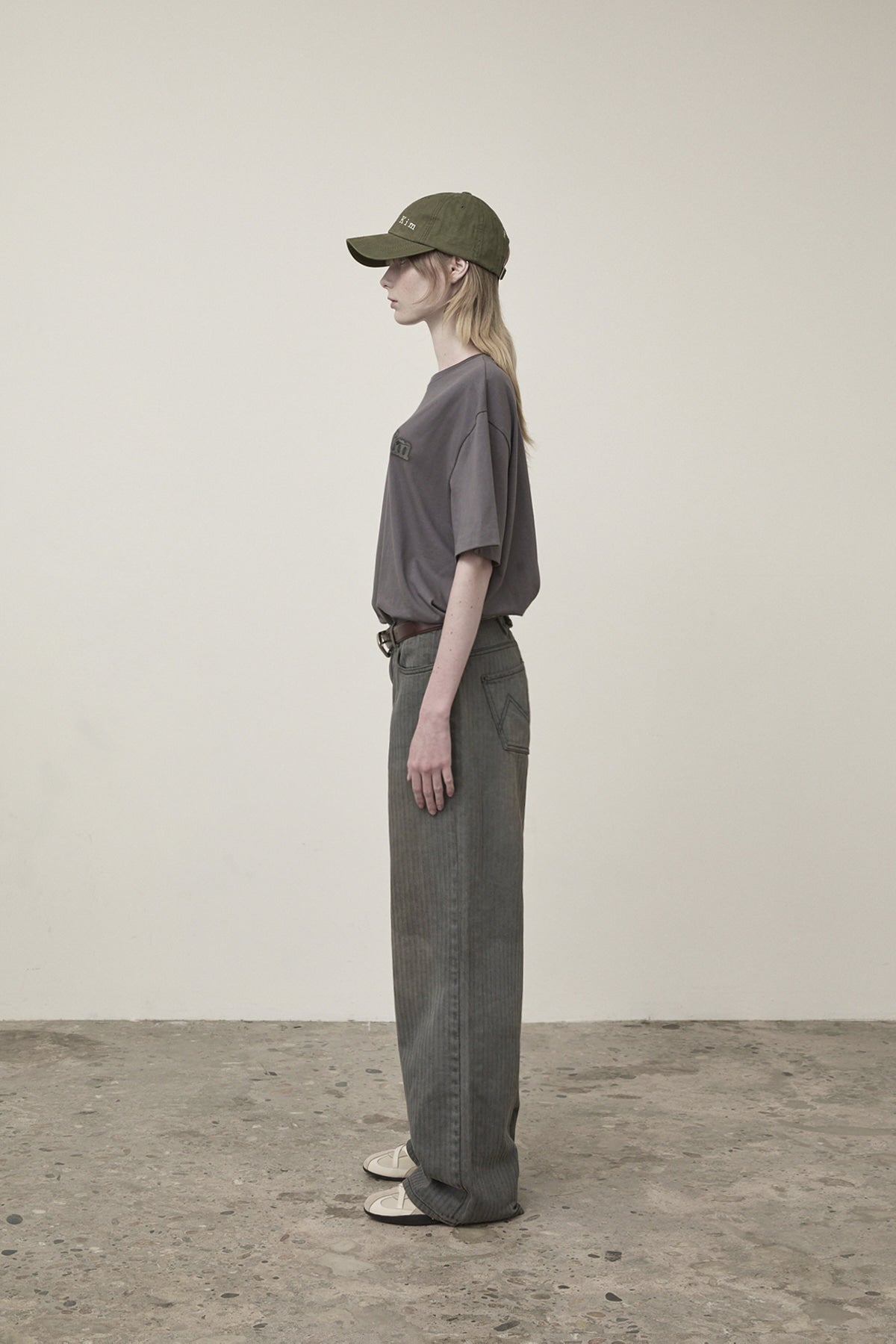 Matin Kim - Vintage Logo Graphic Top (Charcoal) product image 6 | TRAB K-Fashion Australia