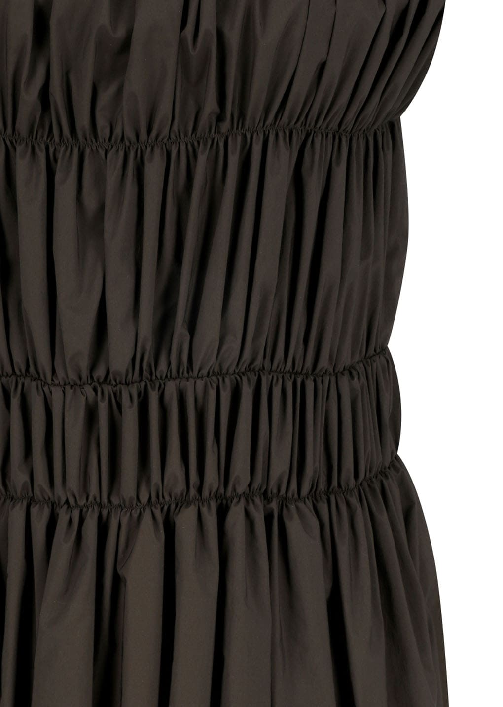 Amomento - Nylon Shirring Dress (Brown) product image 6 | TRAB K-Fashion Australia