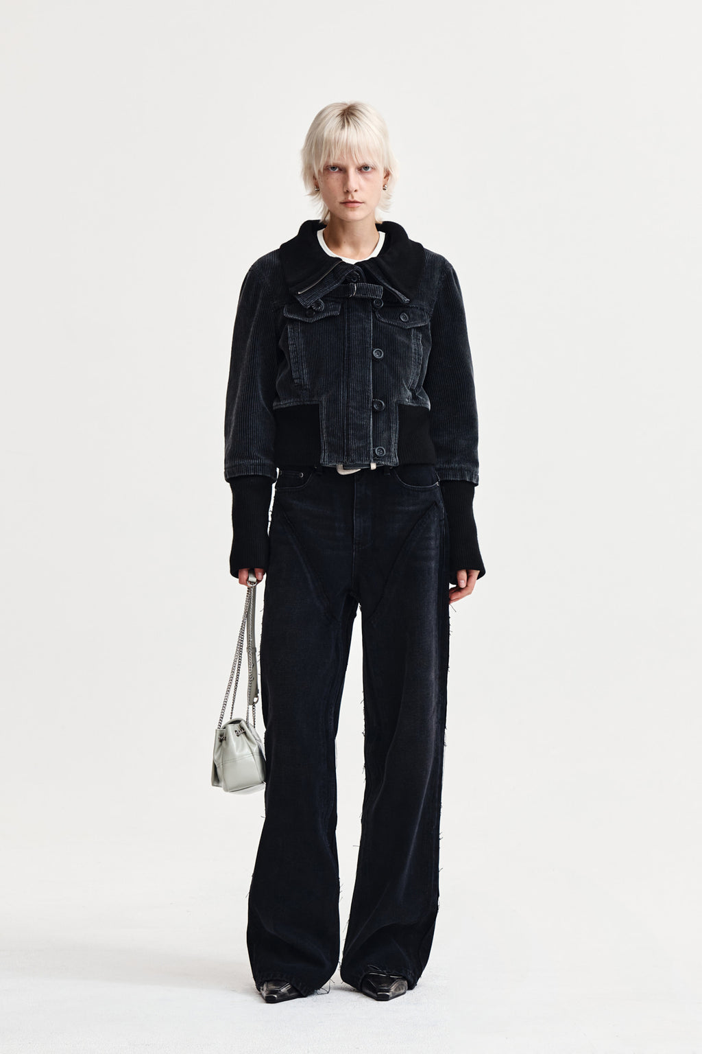 Matin Kim - Western Straight-fit Denim Pants (Black) product image 8 | TRAB K-Fashion Australia