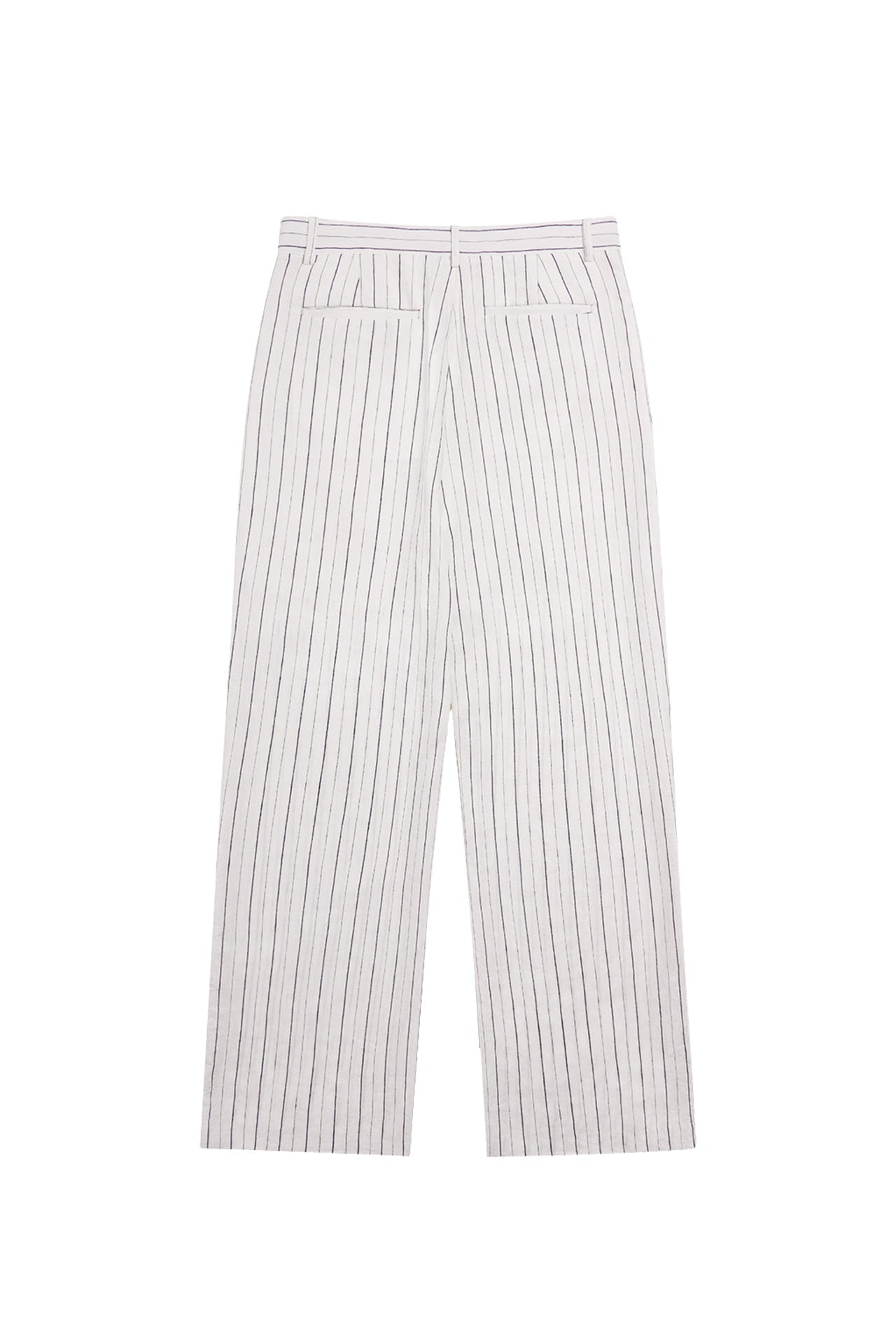 Stu - Stripe Linen Pants (White) product image 18 | TRAB K-Fashion Australia