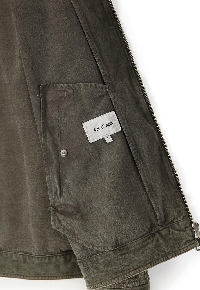 Art if acts - Garment Dyed Harrington Jacket (Mud Brown) product image 17 | TRAB K-Fashion Australia