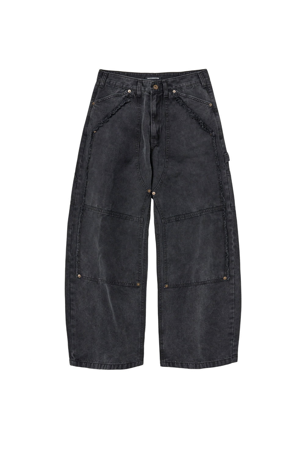 Hatchingroom - VTG Double knee Pants (Charcoal) product image 1 | TRAB K-Fashion Australia