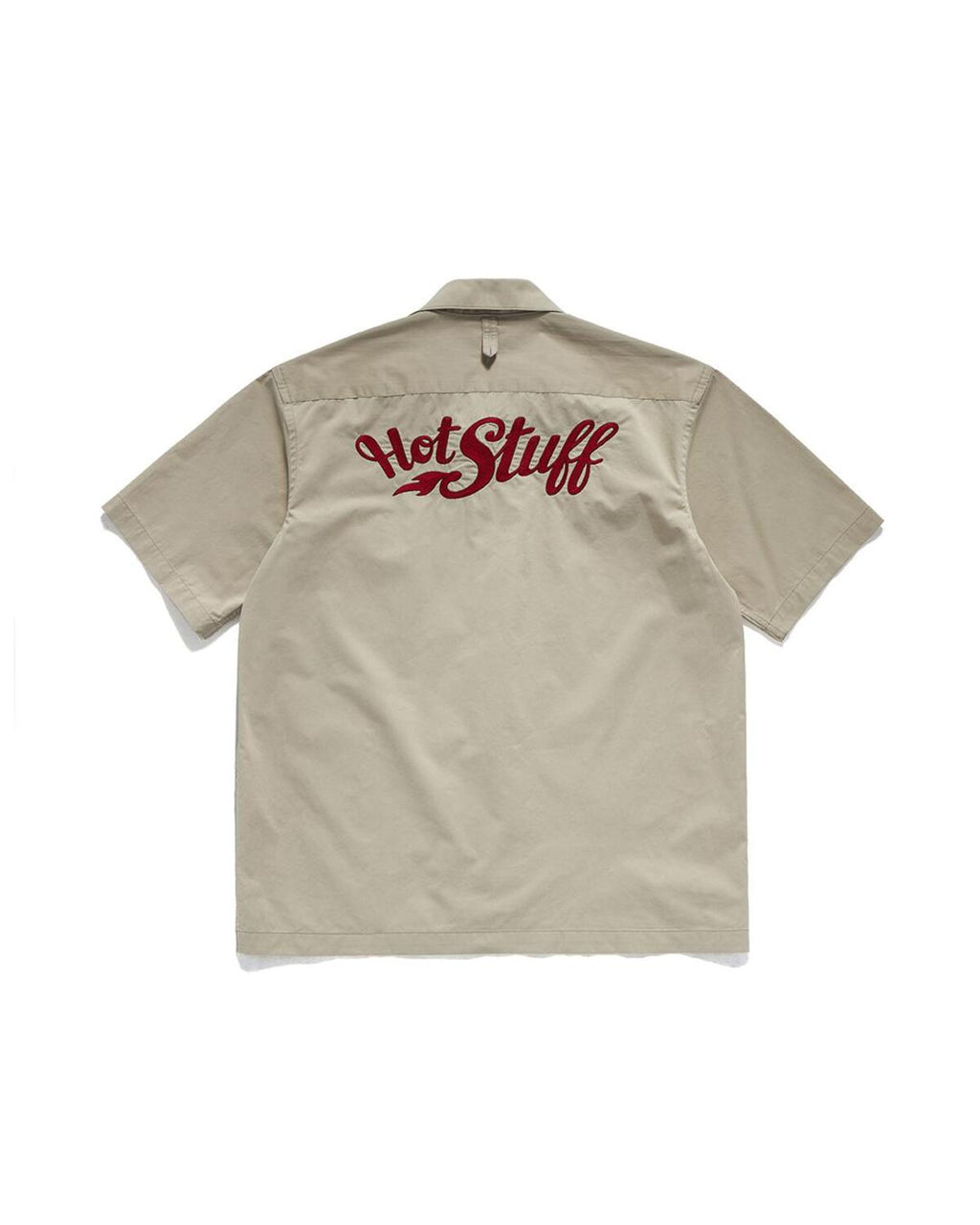 Eastlogue - Embroidered Work Half Shirts (Sand) product image 6 | TRAB K-Fashion Australia