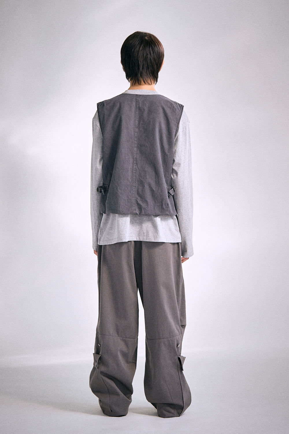 Hatchingroom - VTG Layering Vest Dyed (Grey) product image 12 | TRAB K-Fashion Australia