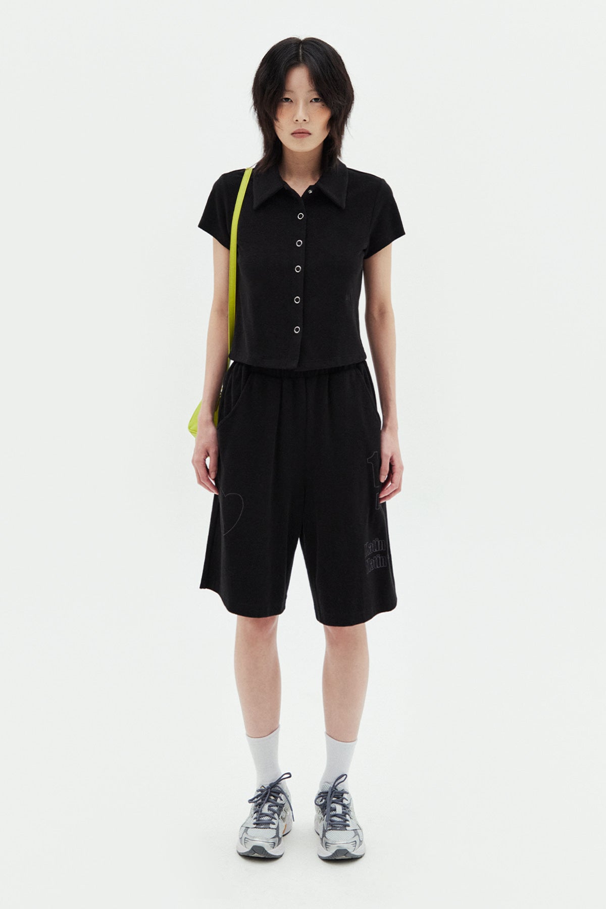 Matin Kim - Baby Sporty Tote Bag (Green) product image 4 | TRAB K-Fashion Australia