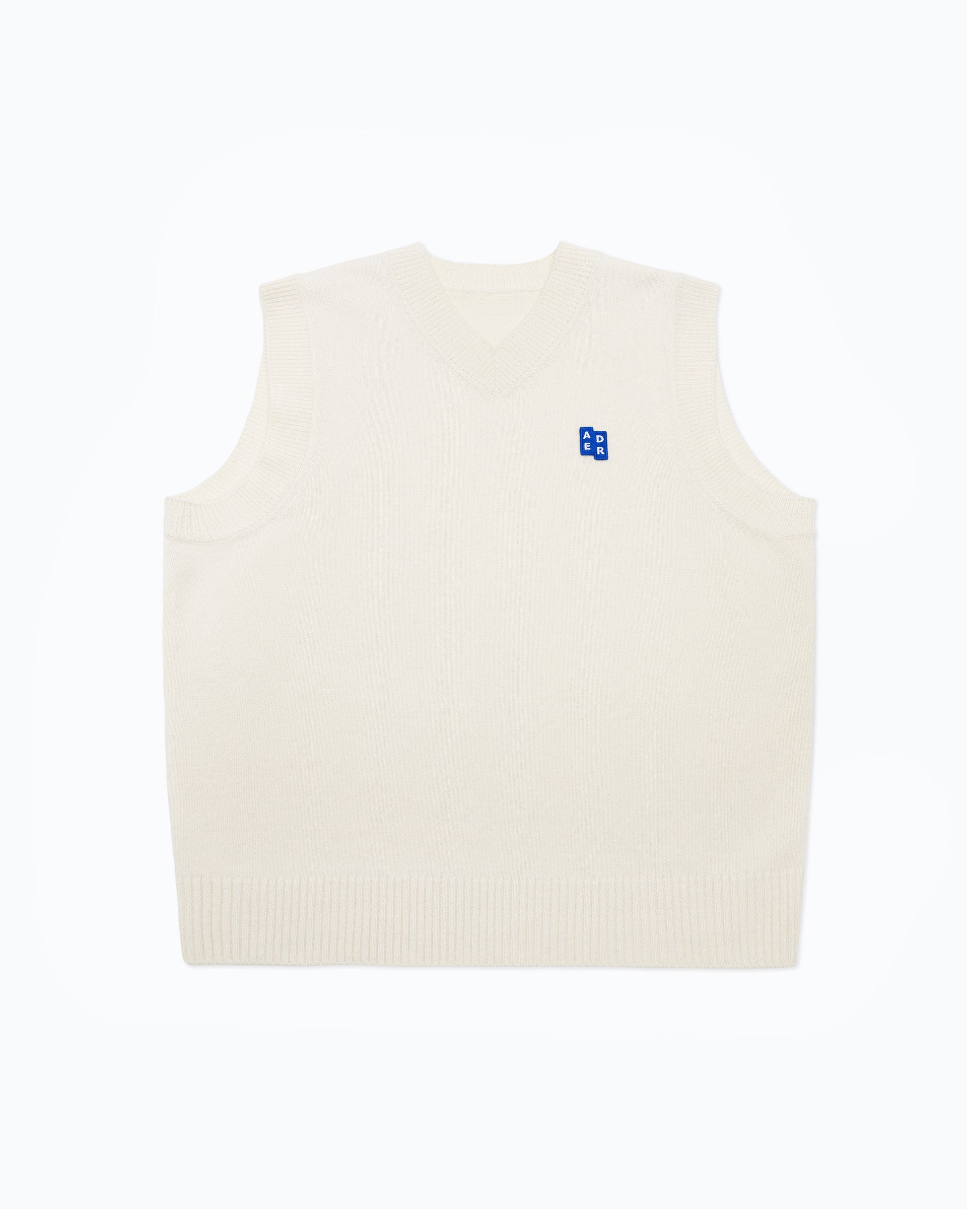 Ader Error - Sig; BL Tag knit vest 01 (Oatmeal) product image 4 | TRAB K-Fashion Australia