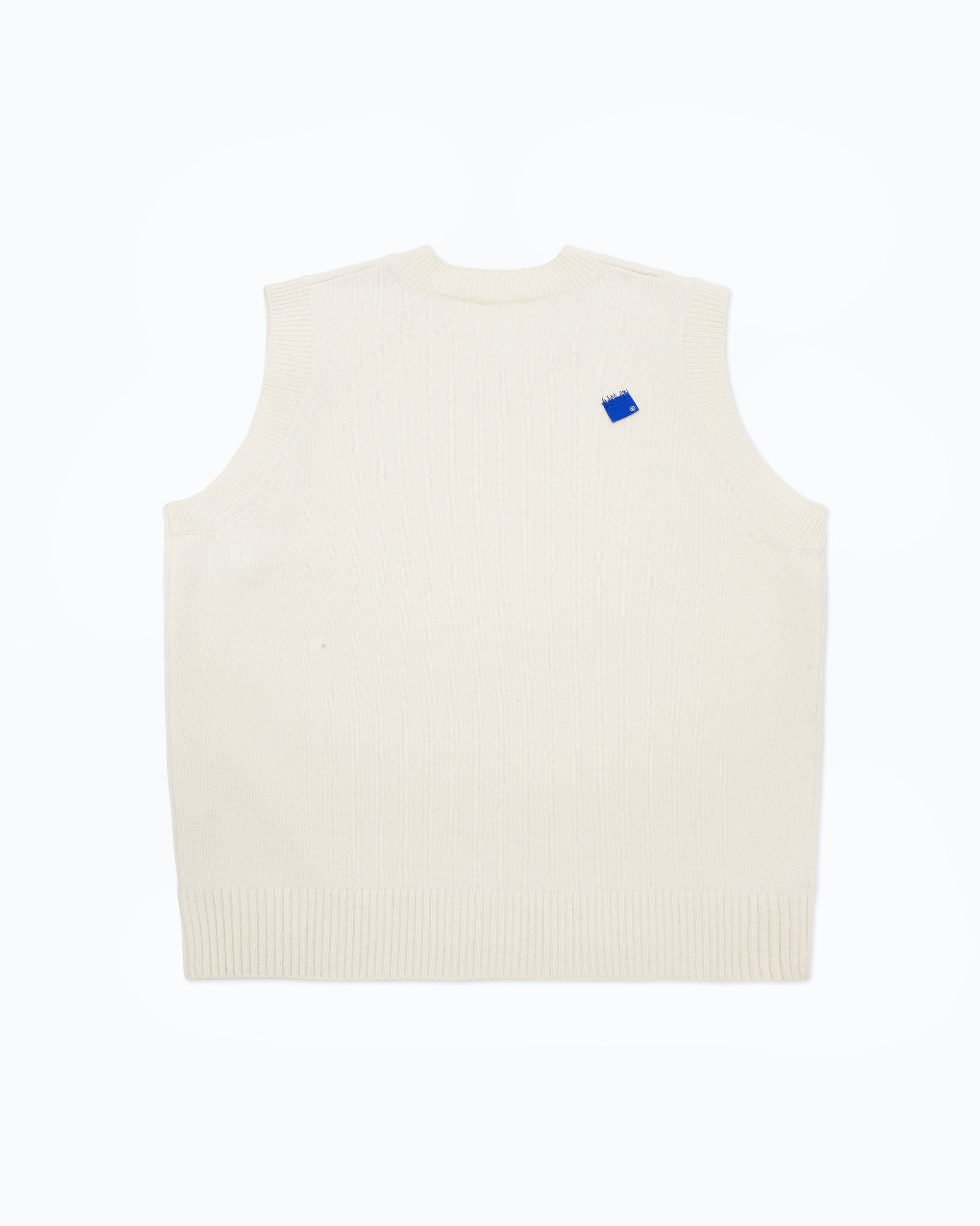 Ader Error - Sig; BL Tag knit vest 01 (Oatmeal) product image 5 | TRAB K-Fashion Australia