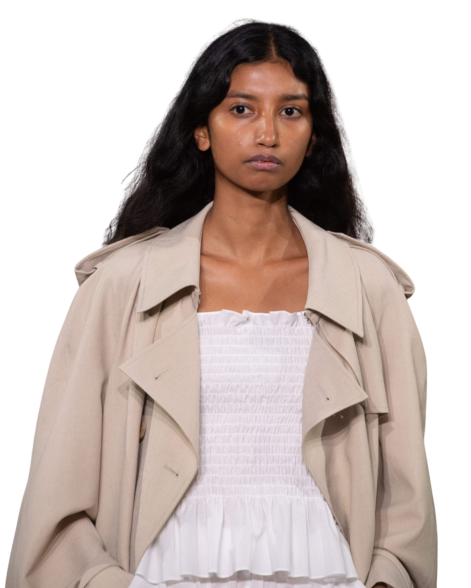 Kimhe Kim - Seersucker Smoked Top (White) product image 4 | TRAB K-Fashion Australia