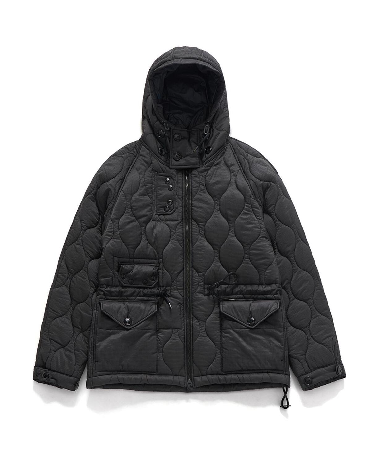 Eastlogue - Quilted Royal Navy Parka (Black Ripstop) product image 5 | TRAB K-Fashion Australia