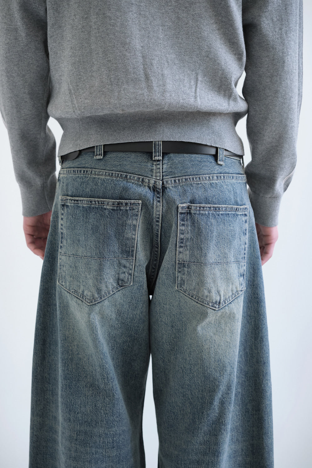 Hatchingroom - Wide Curve Jeans (Vintage Blue) product image 10 | TRAB K-Fashion Australia