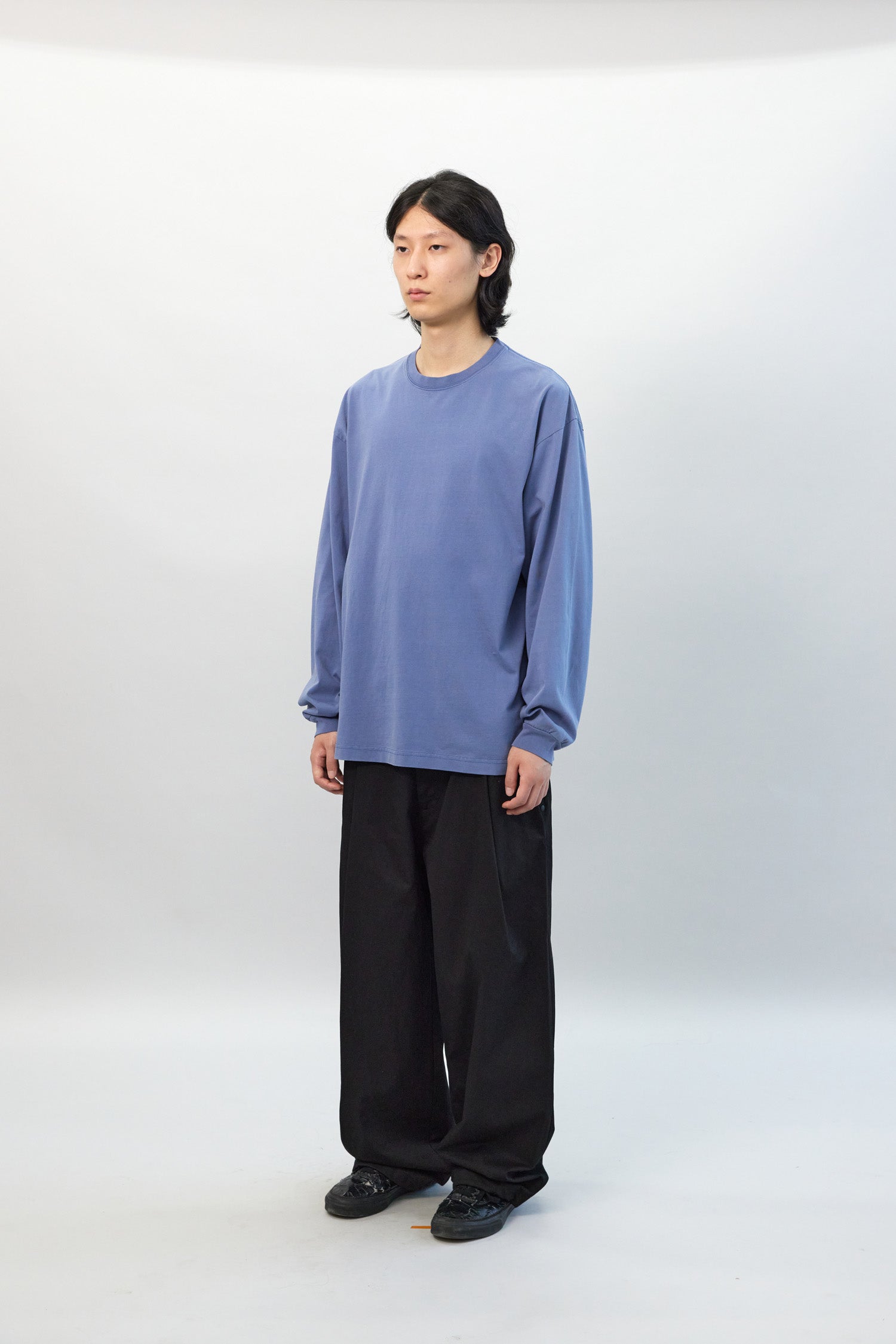 Hatchingroom - Layering T-shirt Bleached (Blue) product image 5 | TRAB K-Fashion Australia