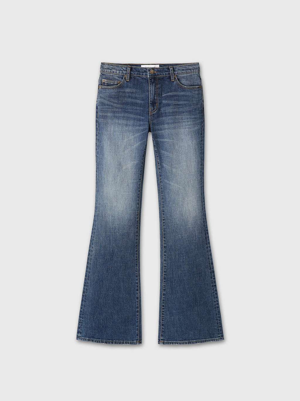 Tonywack - Low-Rise Denim Bootcut Trousers (Washed Mid Blue) product image 9 | TRAB K-Fashion Australia