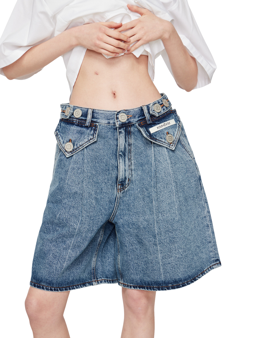 Kimhe Kim - Two Pocket Shorts (Sky Blue) product image 5 | TRAB K-Fashion Australia