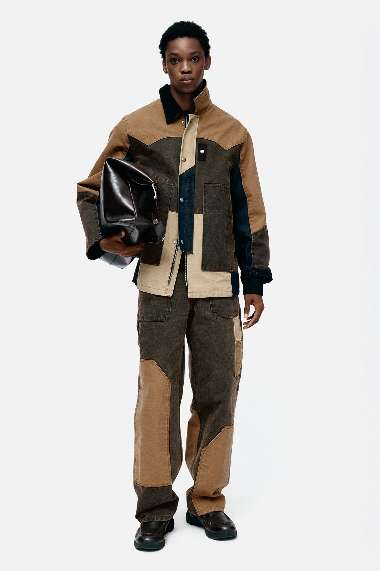 Andersson Bell - Patchwork Washed Jacket (Multi) product image 2 | TRAB K-Fashion Australia