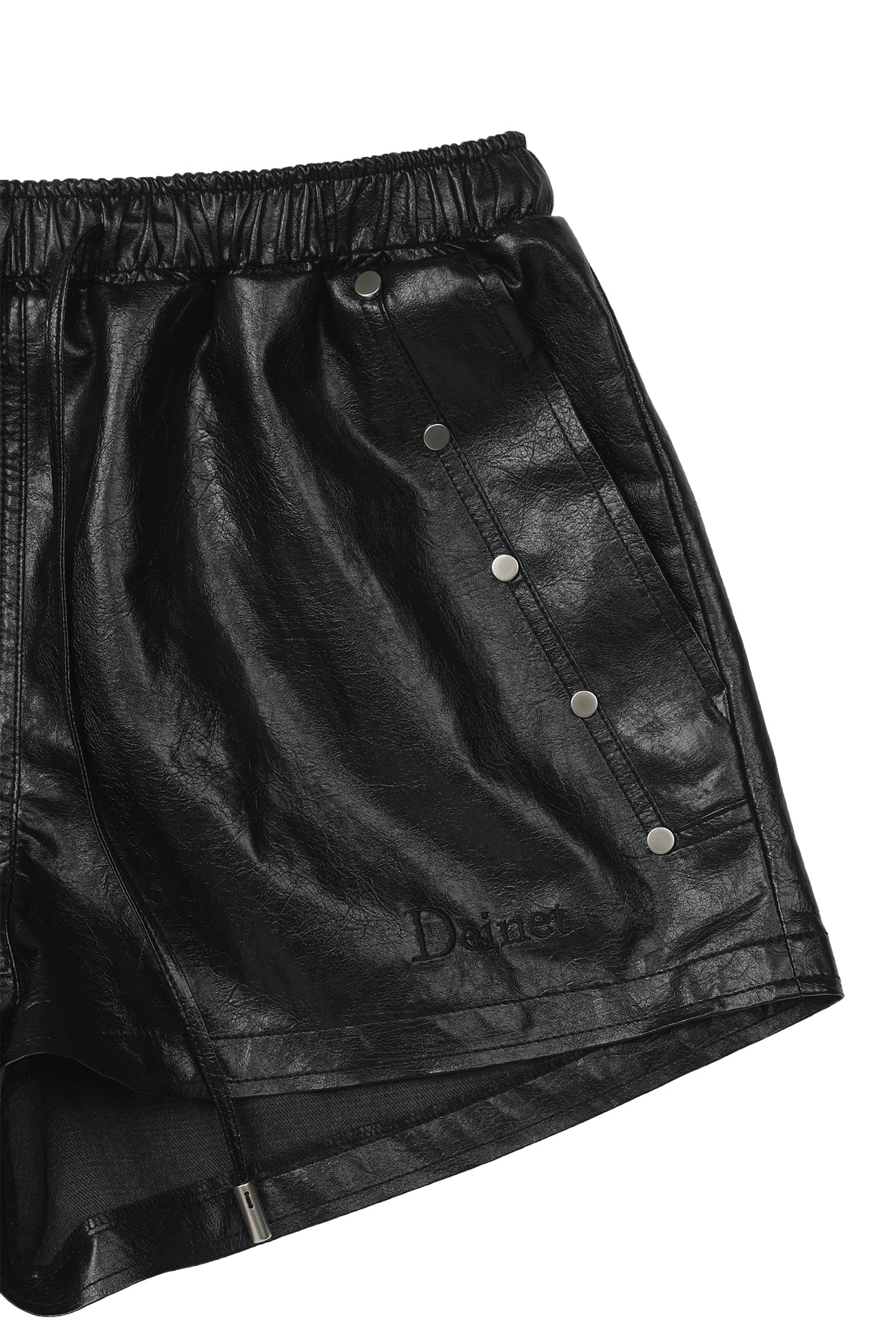Deinet - Stud Point Faux Leather Shorts (Black) product image 11 | TRAB K-Fashion Australia