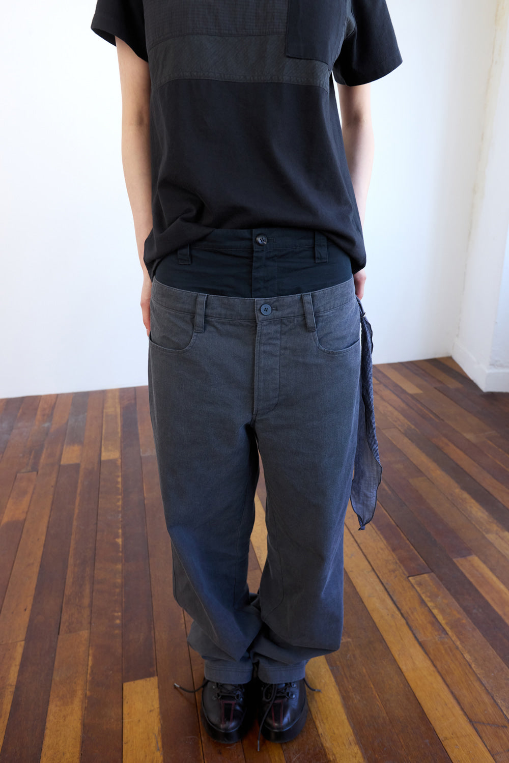 Hatchingroom - Keyring Scarf Stripe Charcoal (OC) product image 7 | TRAB K-Fashion Australia