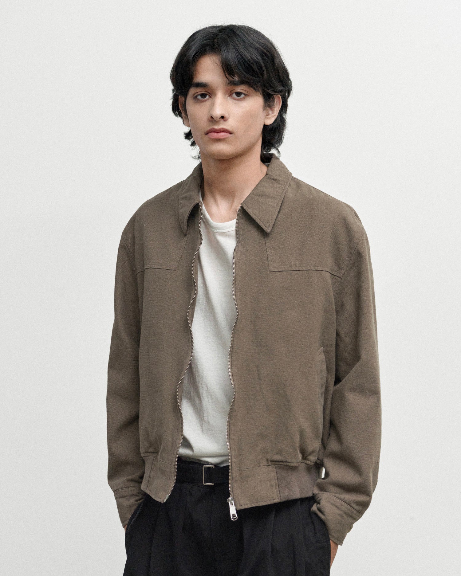 Brownyard - Washed Blouson (Dark Beige) product image 1 | TRAB K-Fashion Australia