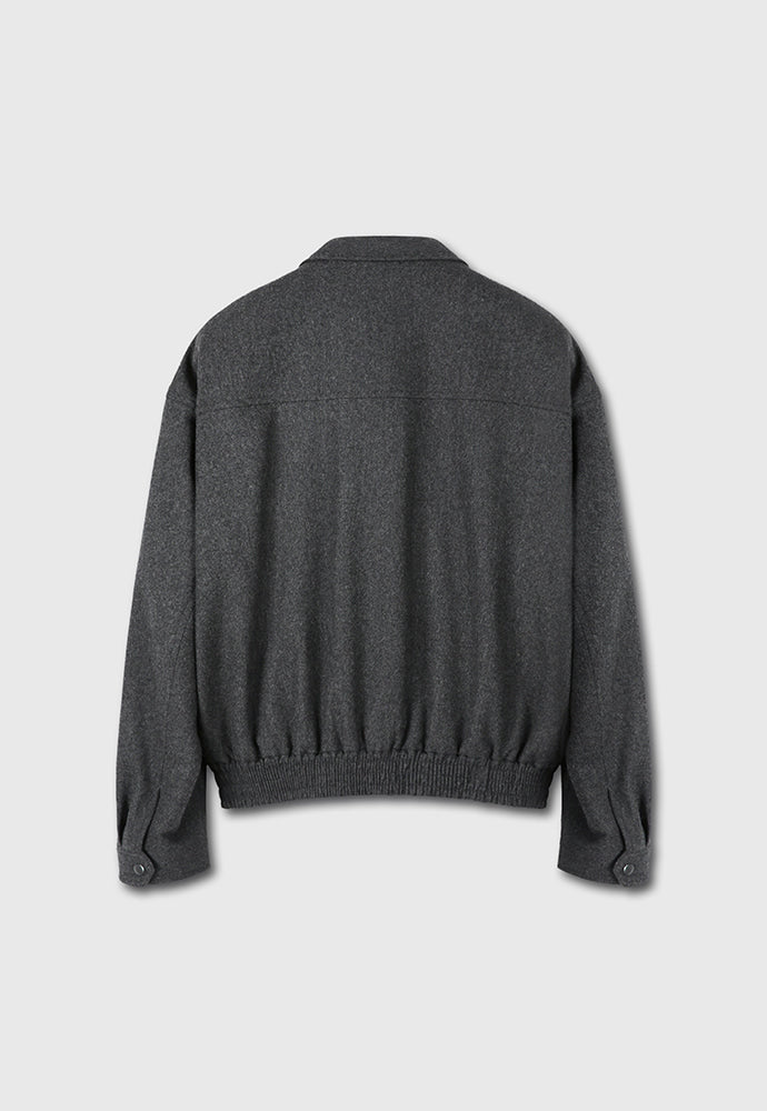 Tonywack - Virgin Wool Multi-Pocket Blouson (Dark Grey) product image 9 | TRAB K-Fashion Australia